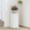 Homgoday Pflanzenständer Blumenständer, Dekosäule für Pflanzen, Blumenhocker Blumensäule Blumentisch Blumentopfhalter Bestelltisch Weiß 33x33x60 cm Holzwerkstoff