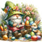 TOSTOG Diamond Painting für Erwachsene Anfänger,Ostern Gnom 5D Diamant Painting Kits Bilder DIY Hase Full Drill Diamant Malerei Set 30x30cm für Wanddekor