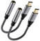 USB -c to 3.5mm headphone jack adapter, 2 Pack USB c to 3.5mm jack audio adapter, headphone jack to usb c for iPhone 15 series, iPad Pro/Air/mini, for Samsung Galaxy, Pixel, HUAWEI, Xiaom