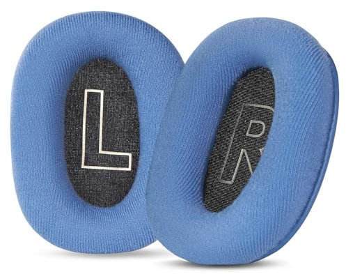 TaiZiChangQin Earpads Replacement Ear Pads Compatible with OneOdio A70 A71 Wireless Over-Ear Headphone Upgrade Velour Cushions Noise Isolation Foam Blue