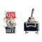 Qiorange Interrupteur Inverseur à Bascule Levier en Métal ON/OFF 2 Terminal Pin SPST Poids Lourd 20A 125V 15A 250V Voiture Moto (ON/OFF 2Pin 1Pcs)