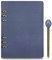 A5 nachfüllbar Notizbuch Clipbook Tagebuch PU Leder Business Notizblöcke Notebook mit Lesezeichen