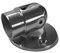 Stahligator 104129 Wandanschluss mit Gelenk für 42,4x2mm Rohre, geschliffen Edelstahl Raccord Mural avec Articulation en Acier Inoxydable, Aspect INOX