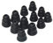Ohrstöpsel aus Silikon für Shure SE110, SE115, SE210, SE215, SE310, SE315, SE420, SE425, SE530 (schwarz)
