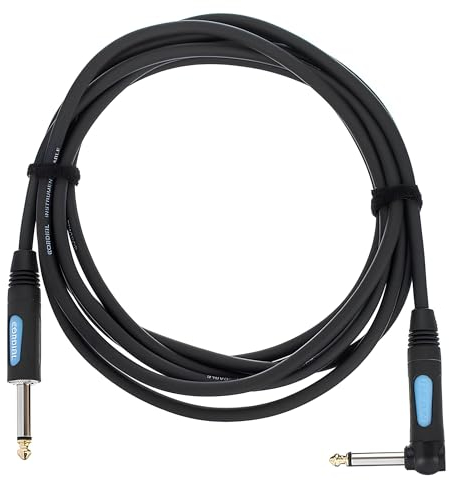 CORDIAL Cable Guitarra jack 3m recto/angular Cable INSTRUMENT Essentials Jack recto/angular