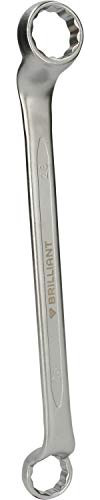 Llave de estrella doble, acodada, 25 x 28 mm