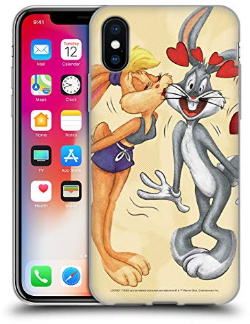 Head Case Designs Offizielle Looney Tunes Bugs Bunny and Lola Bunny Staffel Gel Handyhülle Hülle [Militärischer Schutzgrad] Kompatibel mit Apple iPhone X/iPhone XS
