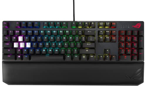 Vaorwne Clavier ASUS ROG Strix Scope NX DX Rouge