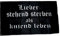 Fahne/Flagge Lieber stehend sterben als kniend Leben 90 x 150 cm