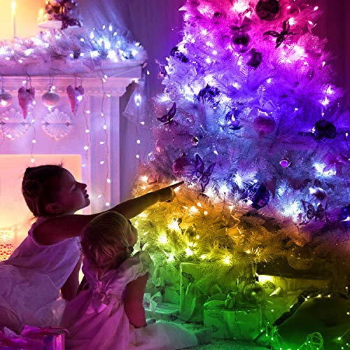 BTZHY Fairy String Lichter, APP gesteuerte LED-Streifen, USB Bluetooth String Light Copper Wire String Light Dekorative Lichter für Weihnachtsbäume Streifenlichter