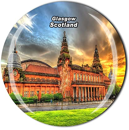 Glasgow Scotland UK Kühlschrankmagnet Touristen Souvenir Geschenkkollektion Heimdekoration Kühlschrank Kristall Magnet Aufkleber