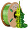 ERYONE Dual Zweifarbig PLA Filament 1.75mm, 3D Drucker Filament 1kg Spule +/- 0,03 mm, Seide Gelb & Grün
