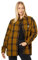 Carhartt Chemise à carreaux ample en sergé à manches longues pour homme, Marron, Taille L