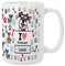 Bee Ingenious Taza SCHNAUZER personalizada con nombre.Taza desayuno XL de 443 ml.Taza perro personalizada con nombre.Regalo para amigas.Tazas razas perros.Tazas originales para regalar. (Schnauzer)