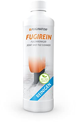 Fugirein Bio + Eco Quality 500 ml Fugenreiniger – reinigt effektiv & entfernt Schimmel oberflächlich. Geeignet für alle Zement- und Silikonfugen sowie Naturstein- und Keramikbeläge im Innenbereich