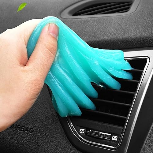 Kit nettoyage, Gel + éponge Valma parfumée, Gel Nettoyant Voiture, Slime Nettoyage pour Intérieur, Kit pour Nettoyer la Poussière, Cleaning Gel pour Ordinateur, Imprimante, Appareil Photo...