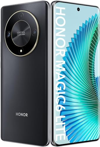 HONOR Magic6 Lite, Écran Anti-Chute 6,78, Batterie 5300 mAh, Autonomie 2 Jours, Triple Appareil Photo Arrière 108 MP, 8+256 Go, téléphones Portables, Smartphone 5G, Double SIM