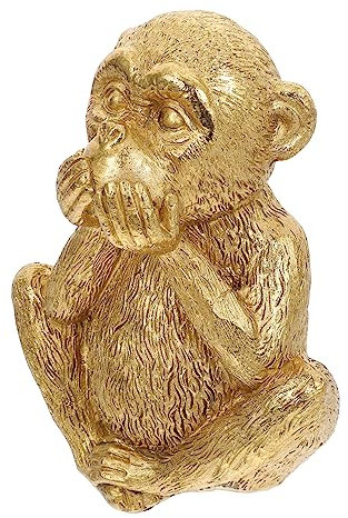 Yardenfun Kunstharz AFFE Figur Dekoration Für Zuhause Kreativer Schreibtischschmuck Affenschmuck Handwerk