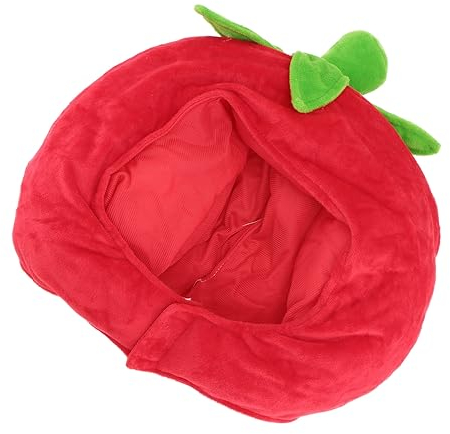 BESTonZON Lustige Tomaten-kopfbedeckung Aus Party Faschingshut Bequem Und Sicher Für Halloween Cosplay Karneval Und Kostümfeste