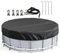 Ø 457 cm Bâche Protection pour Piscine Ronde, Bâche pour Piscine Hors Sol, Bâche Protection pour Piscine avec Cordon De Serrage Et Rivets De Fond, Couverture De Extérieur Ronde Spa Baignoire
