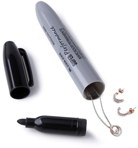 BarGifts Fake Pen Diversion Safe- Hidden Secret Compartment Safe, Realistic Marker Pen Hide Small Items Keep Your Valuables Secretly, Black (1 Pack)