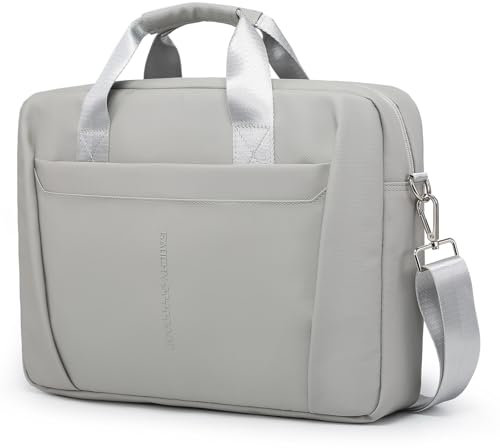 GAOCHY 13-14 Zoll Laptop Umhängetasche Business Aktentasche Wasserabweisende Computer Messenger Taschen, Kompatibel mit MacBook Pro 14, MacBook Air 13 M4 2025, 14 Zoll Chromebook, IdeaPad, Grau