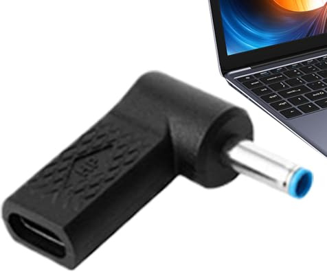 Adaptateur USB C vers baril, adaptateur USB C PD vers DC - Haute compatibilité Adaptateur de charge Plug Ring Barrel Plug to USB C Adaptateur - Connecteur de charge légère Fat PD Trigger Adaptateur