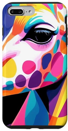 iPhone 7 Plus/8 Plus Colorful Giraffe Case