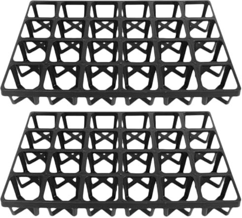 Kisangel 24-Loch-tabletts Für Die Keimung Von Pflanzen Gestelle Aus Kunststoff Für Wachsende Blumenkästen Für Pflanztabletts Im Garten Mit Kunststoff