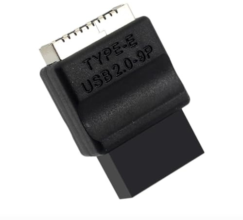 Adaptateur USB 2.0 9 broches vers type E, transmission rapide pour carte mère de bureau, panneau avant de type C