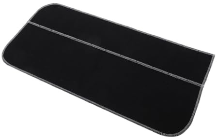 VICASKY Tarnish Silver Storage Bag Large Capacity Felt Organizer for Kitchen Cutlery Utensils Black Protective Polishing Cloth Roll Multiuse Protector