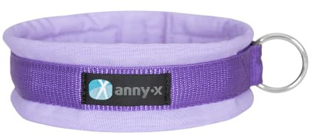 Anny·X Steckhalsband Fun Lavendel | Gepolstertes Hundehalsband | Größe 3 (32-38 cm)