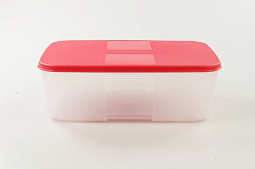 TUPPERWARE Kühlschrank System 1,5 L erdbeerrot Frische-System Dose Behälter