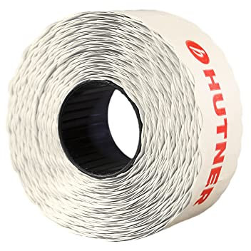 10 Rollen Preisetiketten 26x12 Sato/Samark weiss ablösbar | 15.000 Etiketten | Preisauszeichner Etiketten | HUTNER