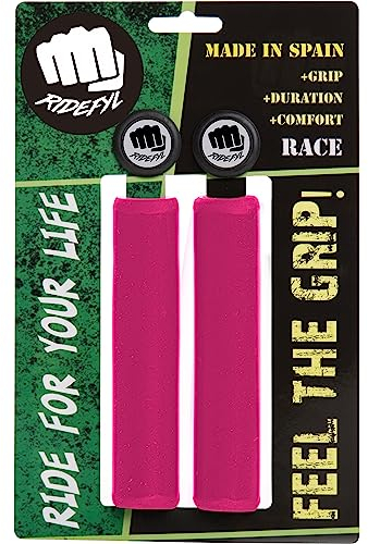 Ridefyl Bike Handlebar Grips Fahrradgriffe, ROSA, Einheitsgröße