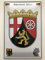 Blechschild 20x30cm gewölbt Rheinland-Pfalz Wappen Deko Geschenk Schild