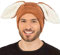 KarnevalsTeufel Plüsch-Mütze Hase für Erwachsene mit Hasenohren Häschen Osterhase (Braun)