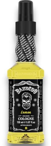 Bandido Eau de Cologne Herren 150ml Lemon After Shave Men Duftwasser Rasierwasser Männer, Erfrischt kühlt langanhaltender Duft verhindert Rasurbrand pickelchen Pflege nach der Rasur (Lemon, 150ml)
