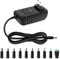 Arkare 12V Power Supply 2A AC/DC Adapter 12Volt Wall Charger Replacement Power Cord AC 100V-240V to DC 12Volt 2A 1.5A 1A Converter for Security Camera BT Speaker GPS Webcam Router Scanner with 10TIPS