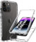 DN-Technology iPhone 14 Pro Max Case, 6.7 Crystal Clear TPU Front And Back Cover 360 degree protection Slim Transparent Bumper Gel Case for iPhone 14 Pro Max (Clear)