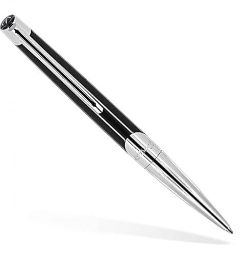 S.T. Dupont Défi Millennium Kugelschreiber, glänzend, Silber/Schwarz