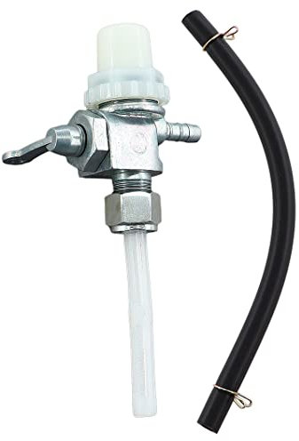 MCHNIC Robinet d'essence M12 x 1 pour Zündapp ZD KS GTS C 20 25 50, Hercules Prima 2 3 4 5 M S MK K K50 cyclomoteur Mokick