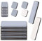 24PCS Patin Glissant PTFE Adhésif Patins en Téflon pour Meubles de Protection de Sol Gris(19x70mm 20x20mm)