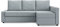 MASTERS OF COVERS Ersatzsofabezug für IKEA Friheten Ecksofa Links/Rechts Chaise, Individuelle Passform, Strapazierfähiger Stoff, 230 x 68/151 x 66 cm (Rauchgrau, Polyester Petite)
