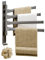 Um 180 Grad Drehbarer Handtuchhalter, Chrom-Edelstahl, Badregal, Wandmontage, Handtuchhalter mit 4 Drehbaren Stangen, Schwenkbarer Handtuchhalter Küche, Bad, Toilette
