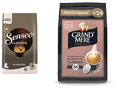 Senseo Café 54 Dosettes Classique & Grand Mère Café 54 Dosettes Classique compatibles Senseo®