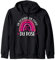 En October On Porte Rose Cancer Du Sein Cadeau Octobre Rose Sweat à Capuche