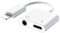 Multibao 2 in 1 iPhone to 3.5mm Headphone Adapter for iPhone, 2 in 1 Lightning Charger to 3.5mm Aux Audio Splitter Adapter Compatible with iPhone 14/13/12/11/XS/XR/X 8/iPad