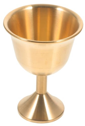 OKUMEYR Verre à Vin En Laiton Bol Gobelet Coupe De Communion Verre à Martini Coupe à Vin Décorative Coupe Du Temple Calice à Vin Calice En Cuivre Calice Royal Métal Accessoires