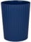 JiatuA Small Trash Can Plastic Wastebasket Round Garbage Container Bin for Bathroom, Kitchen, Bedroom, Home Office, College Dorm, Navy Blue